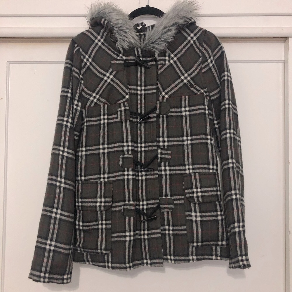 plaid coat🖤🐺 - Picture 2 of 5